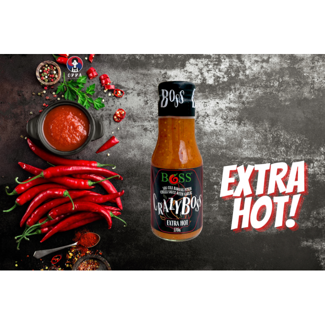 Crazy Boss Extra Hot Chilli Sauce (270g)