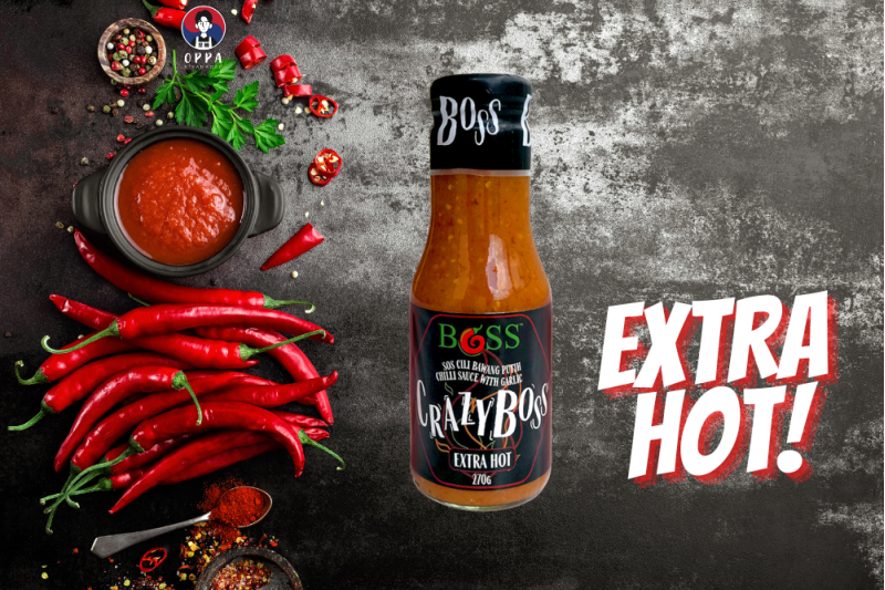 Crazy Boss Extra Hot Chilli Sauce (270g)